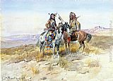 Charles Marion Russell On the Prowl painting